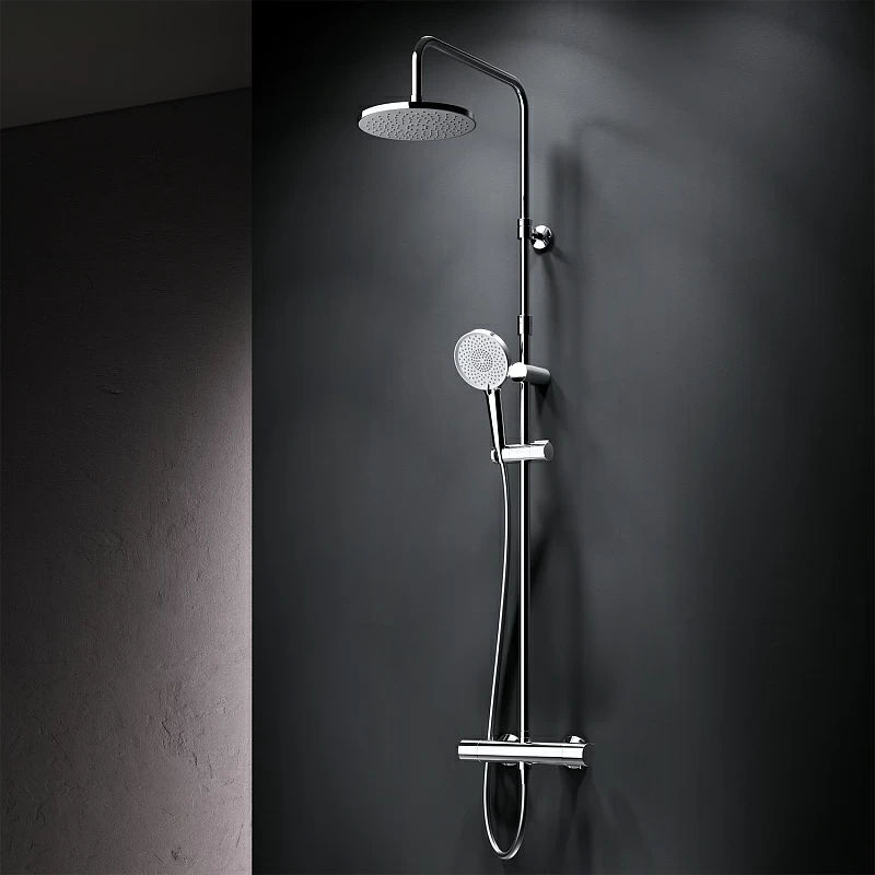 Душевая система AM.PM X-Joy F0785A400 хром с термостатом