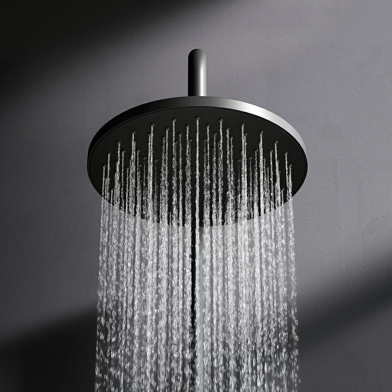 Душевая система AM.PM X-Joy F0785A422 черный матовый с термостатом