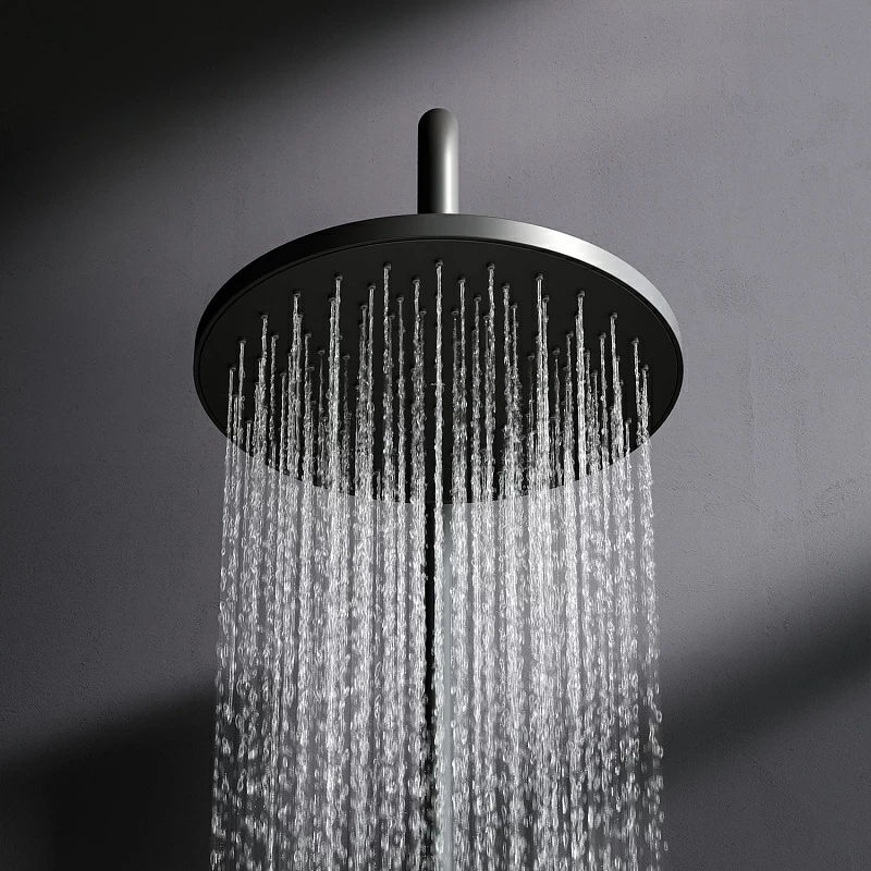 Душевая система AM.PM X-Joy F0785A522 черный матовый с термостатом