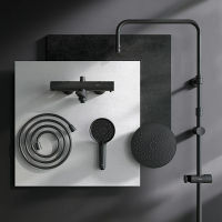 Душевая система AM.PM X-Joy F0785A522 черный матовый с термостатом — 12