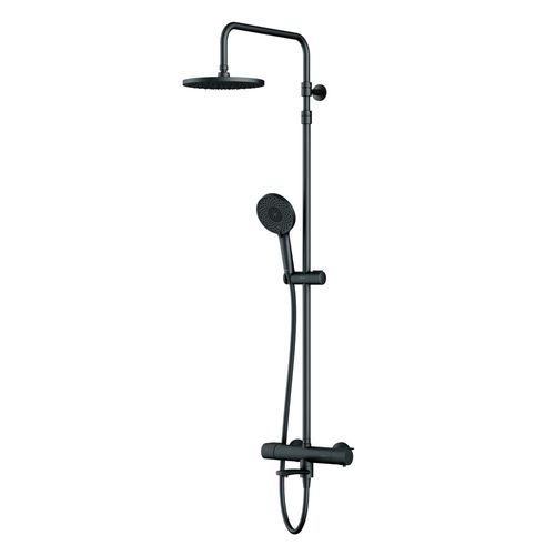 Душевая система AM.PM X-Joy F0785A522 черный матовый с термостатом