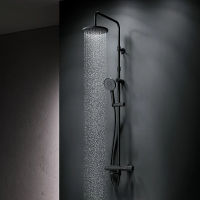 Душевая система AM.PM X-Joy F0785A522 черный матовый с термостатом — 3