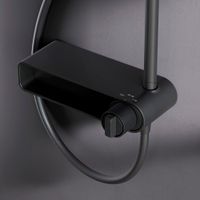 Душевая система AM.PM X-Joy F0785A622 со смесителем-полкой черный — 3