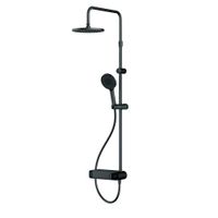 Душевая система AM.PM X-Joy F0785A622 со смесителем-полкой черный — 1