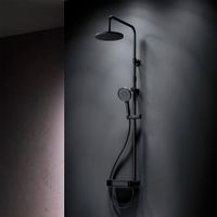 Душевая система AM.PM X-Joy F0785A622 со смесителем-полкой черный — 2