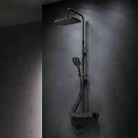 Душевая система AM.PM Func F078F222 черный матовый с термостатом — 2