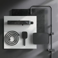 Душевая система AM.PM Func F078F222 черный матовый с термостатом — 12