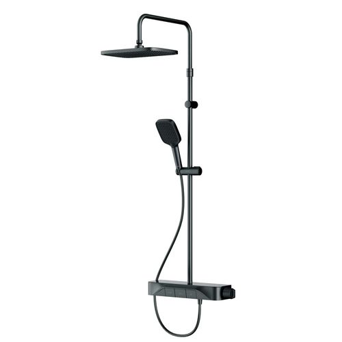 Душевая система AM.PM Func F078F222 черный матовый с термостатом