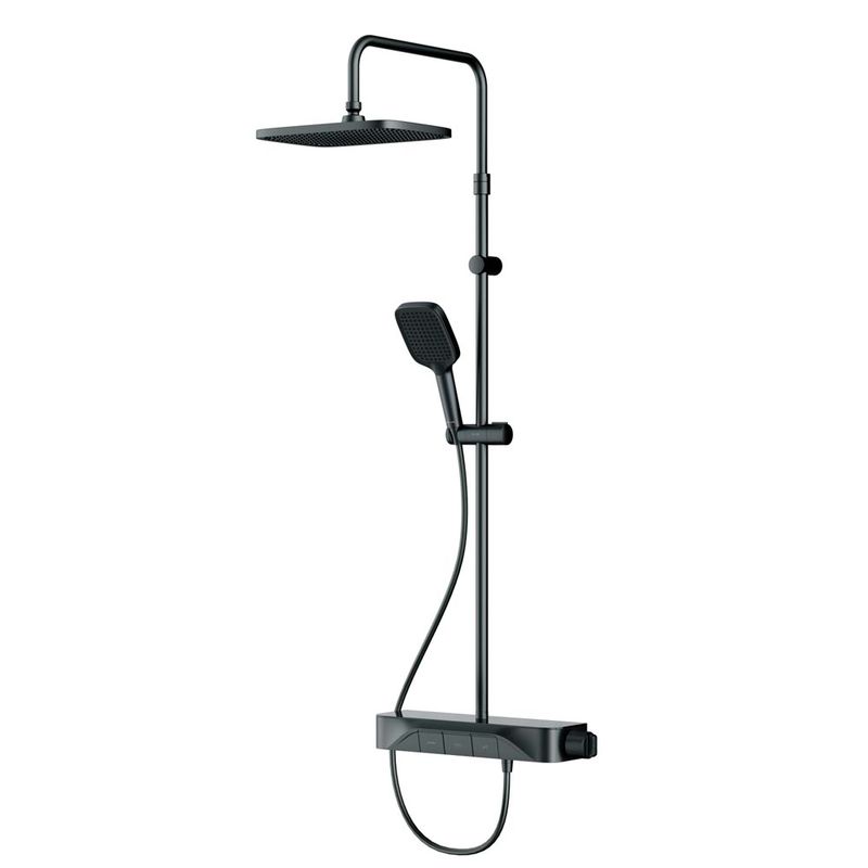 Душевая система AM.PM Func F078F222 черный матовый с термостатом