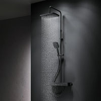 Душевая система AM.PM Func F078F222 черный матовый с термостатом — 3