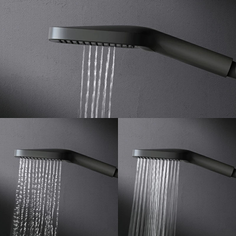 Душевая система AM.PM Func F078F222 черный матовый с термостатом