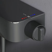 Душевая система AM.PM Func F078F222 черный матовый с термостатом — 5