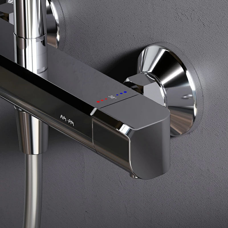 Душевая система AM.PM Func F078F400 хром с термостатом