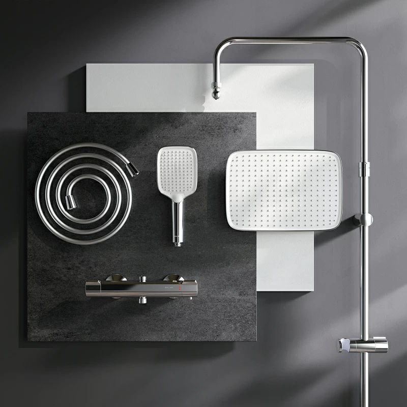 Душевая система AM.PM Func F078F400 хром с термостатом