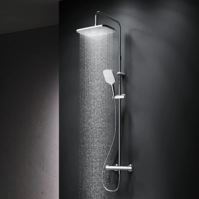 Душевая система AM.PM Func F078F400 хром с термостатом