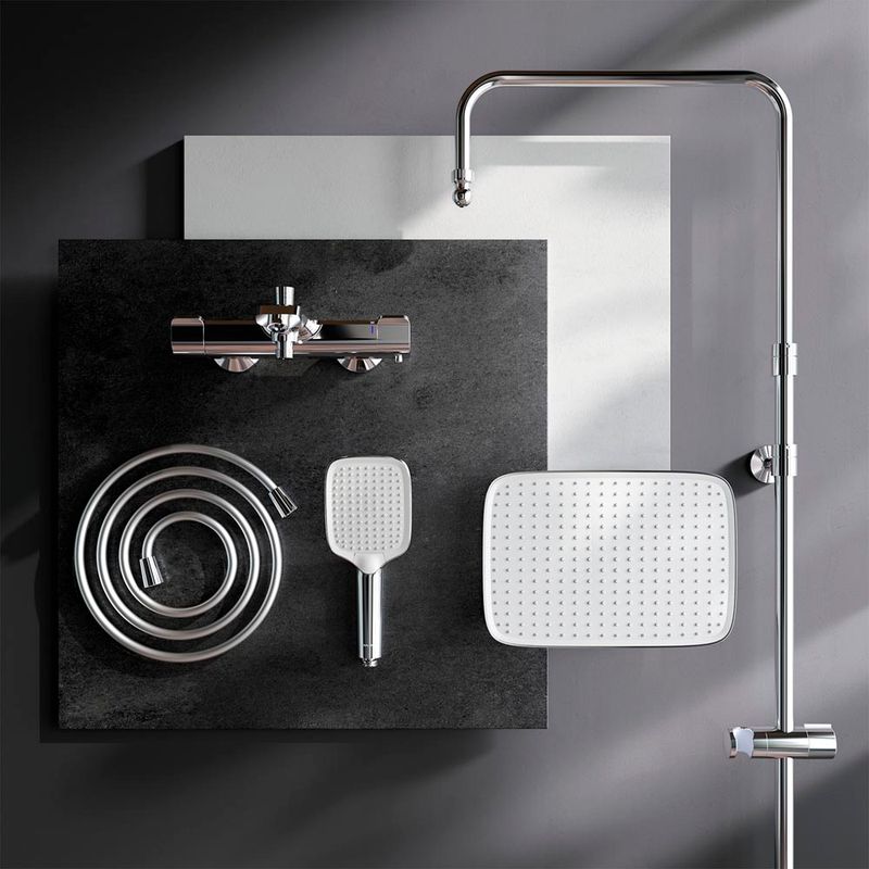 Душевая система AM.PM Func F078F500 хром с термостатом