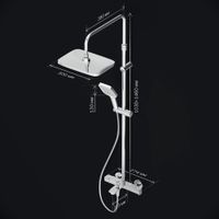 Душевая система AM.PM Func F078F500 хром с термостатом — 11