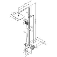 Душевая система AM.PM Func F078F500 хром с термостатом — 13
