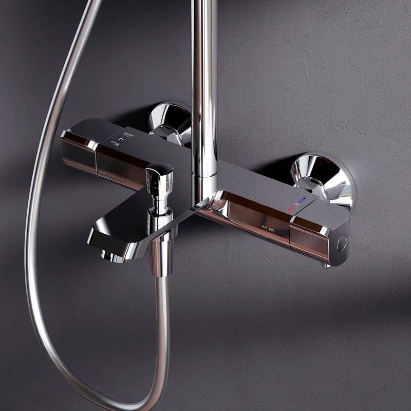 Душевая система AM.PM Func F078F500 хром с термостатом