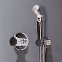 Встраиваемый гигиенический душ AM.PM X-Joy F0H85A400 с термостатом, хром — 4