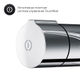 Смеситель для биде скрытого монтажа AM.PM X-Joy TouchReel F0H85A500 хром