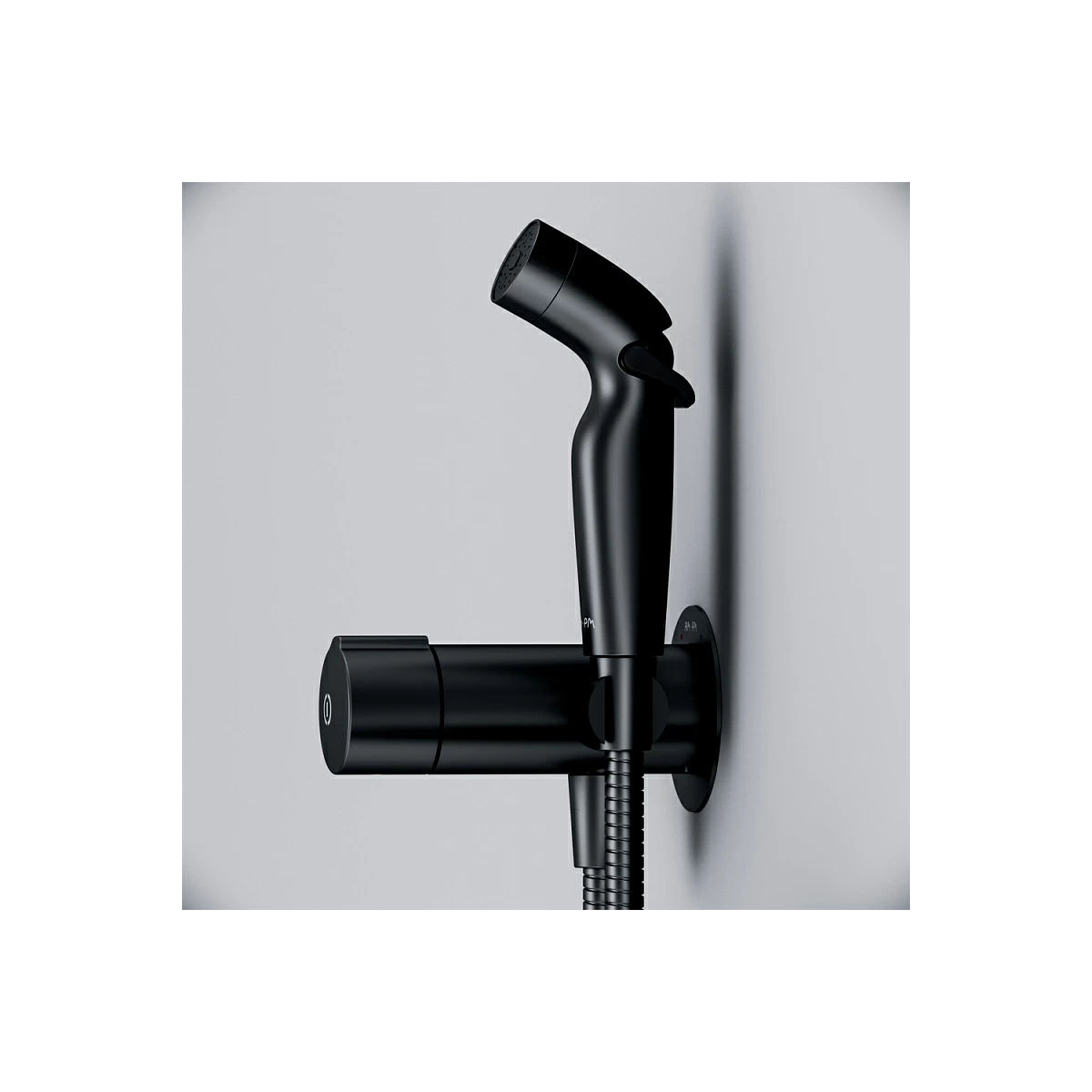 Смеситель для биде скрытого монтажа AM.PM X-Joy TouchReel F0H85A522 черный мат.