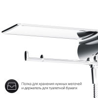 Встраиваемый гигиенический душ AM.PM X-Joy TouchReel F0H85A800 хром — 7