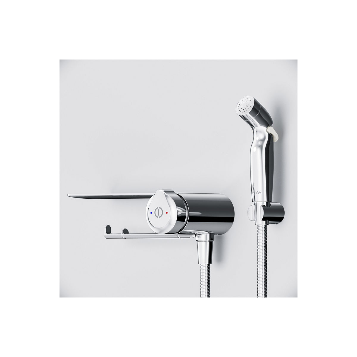 Смеситель для биде скрытого монтажа AM.PM X-Joy TouchReel F0H85A800 хром