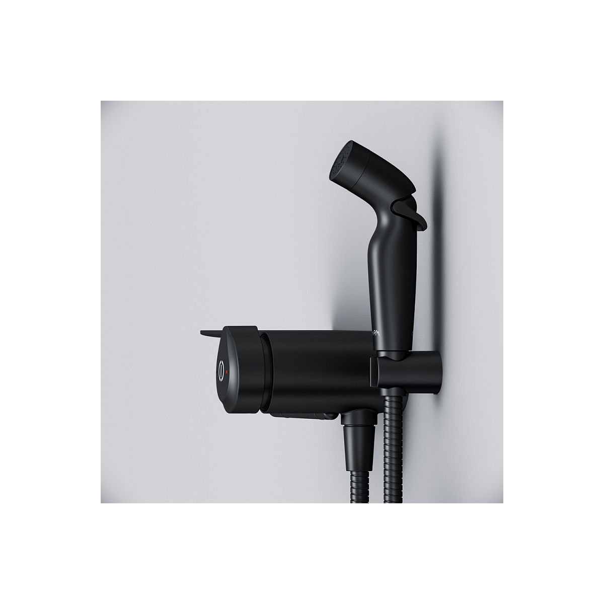 Смеситель для биде скрытого монтажа AM.PM X-Joy TouchReel F0H85A822 черный мат.