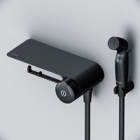 Встраиваемый гигиенический душ AM.PM X-Joy TouchReel F0H85A822 черный матовый — 4