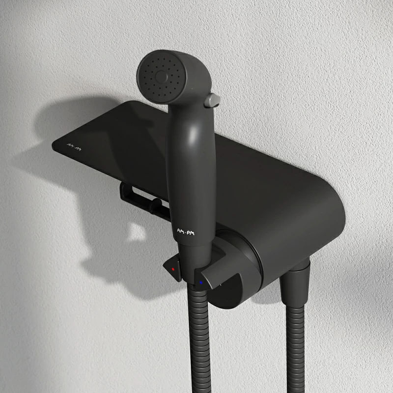 Встраиваемый гигиенический душ AM.PM Func F0H8F922 черный матовый