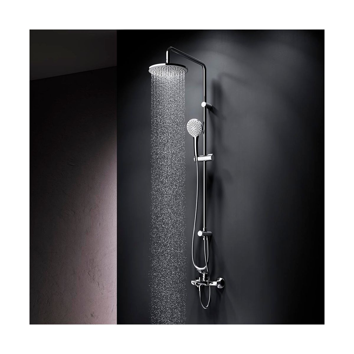 F40885A34 X-Joy набор 2в1: см-ль д/ванны/душа, верхний душ d 220 мм, ручн.душ 110 мм, 3 ф-ции, душев