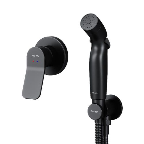 Встраиваемый гигиенический душ AM.PM X-Joy F40H85A22 черный матовый