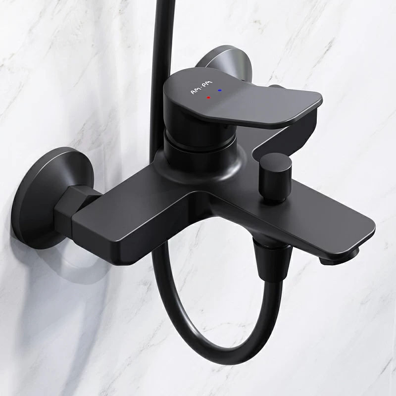 Душевая система AM.PM X-Joy F42885A14 черный матовый