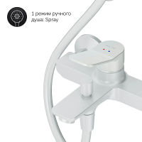 Душевая система AM.PM X-Joy F43885A14 белый матовый — 8