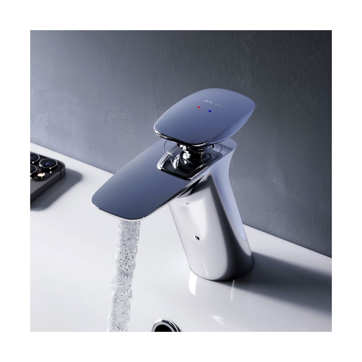 F70A02100 Spirit V2.0 смеситель д/умывальника, хром, шт