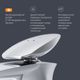F70A02100 Spirit V2.0 смеситель д/умывальника, хром, шт