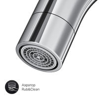 Смеситель для раковины AM.PM Like F8002700 с поворотным изливом хром — 8