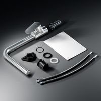 Смеситель для кухни AM.PM Like F8005011 L-образный излив (сатин) — 9