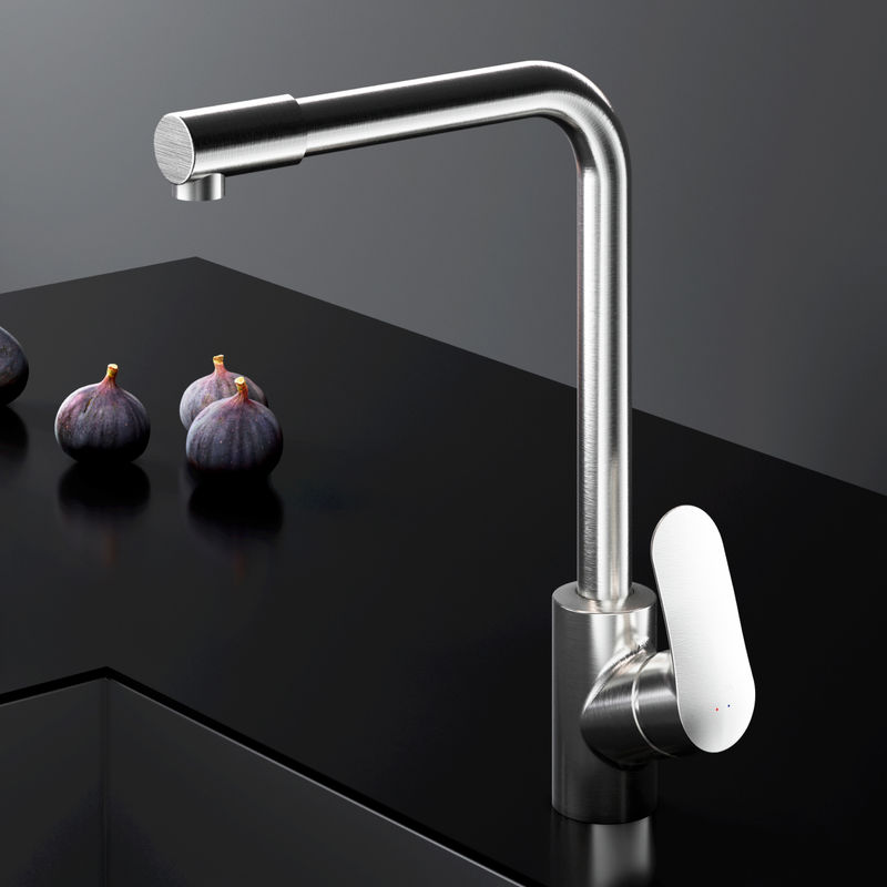 Смеситель для кухни AM.PM Like F8005711 для питьевой воды L-излив (сатин)