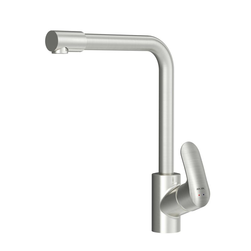 Смеситель для кухни AM.PM Like F8005711 для питьевой воды L-излив (сатин)