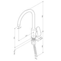 Смеситель для кухни AM.PM Like F8007111 сатин — 10