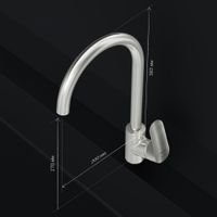 Смеситель для кухни AM.PM Like F8007111 сатин — 8