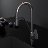 Смеситель для кухонной мойки AM.PM Like F8007822 для питьевой воды и гибким изливом, черный мат. — 2