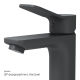 Смеситель для умывальника AM.PM X-Joy F85A02122 черный мат.