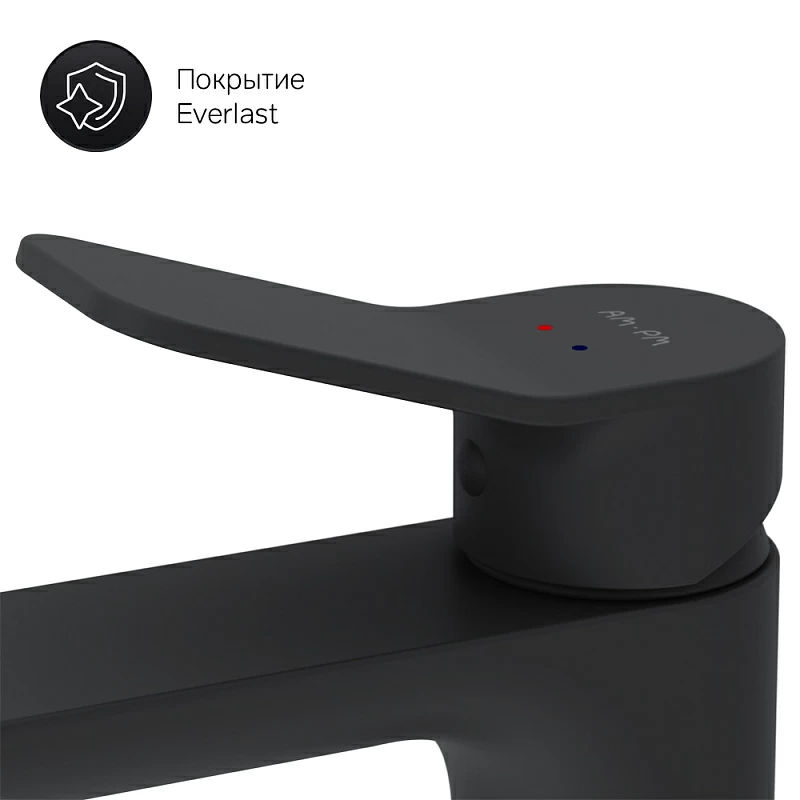 Смеситель для раковины AM.PM X-Joy F85A02122 черный мат.