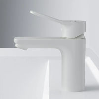 Смеситель для раковины AM.PM X-Joy F85A02133 белый мат. — 4
