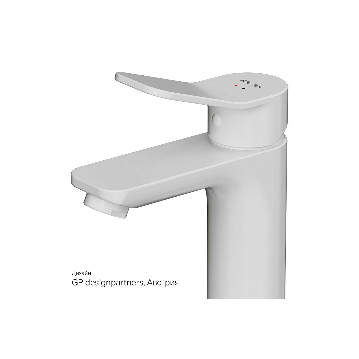 Смеситель для умывальника AM.PM X-Joy F85A02133 белый мат.