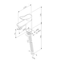 Смеситель для раковины AM.PM X-Joy F85A02133 белый мат. — 9