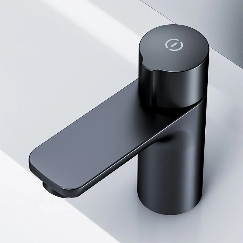Смеситель для умывальника AM.PM X-Joy TouchReel F85A02522 черный мат.